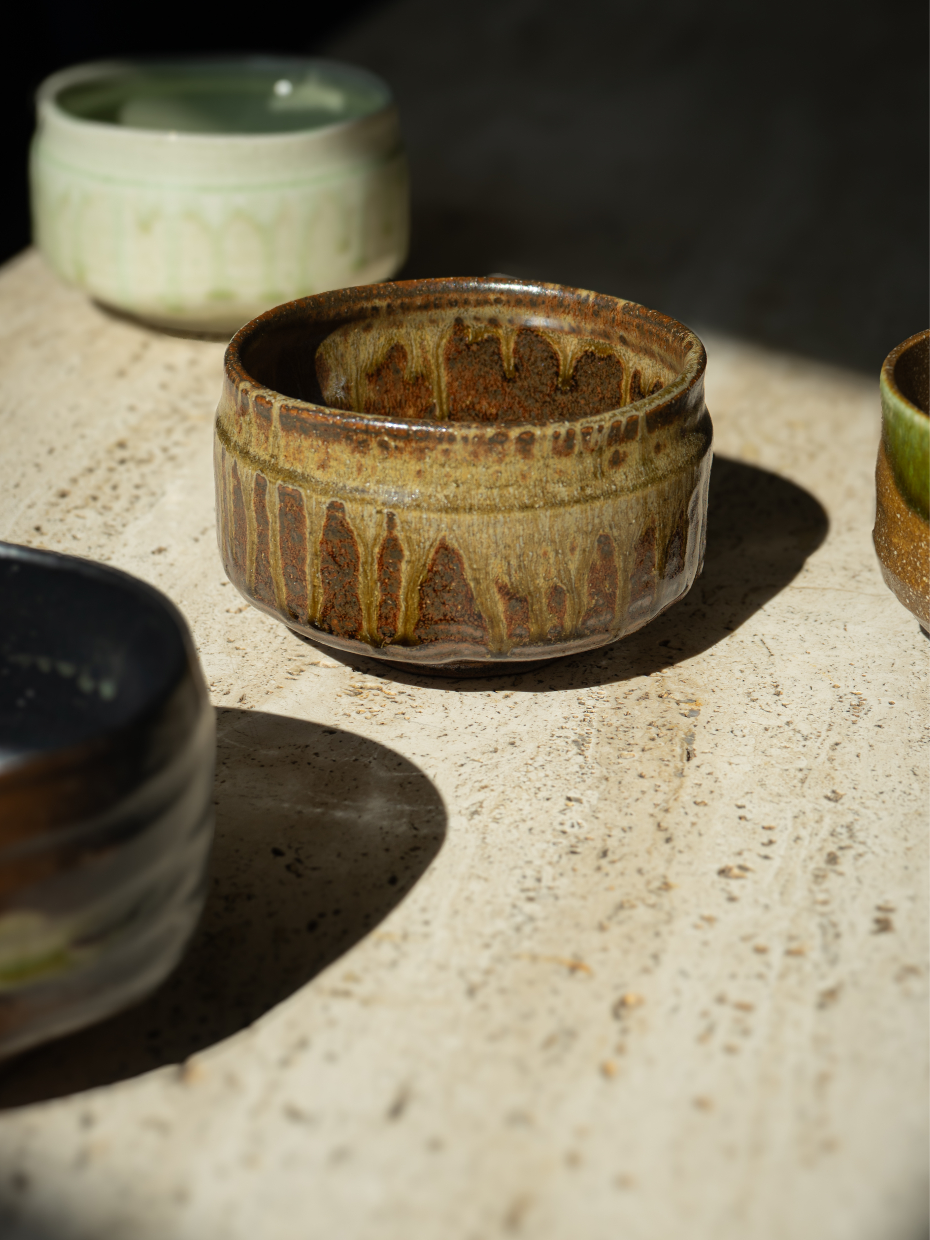 Minoware drip glaze