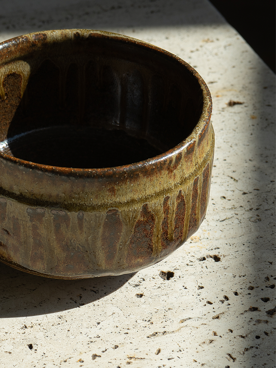Minoware drip glaze