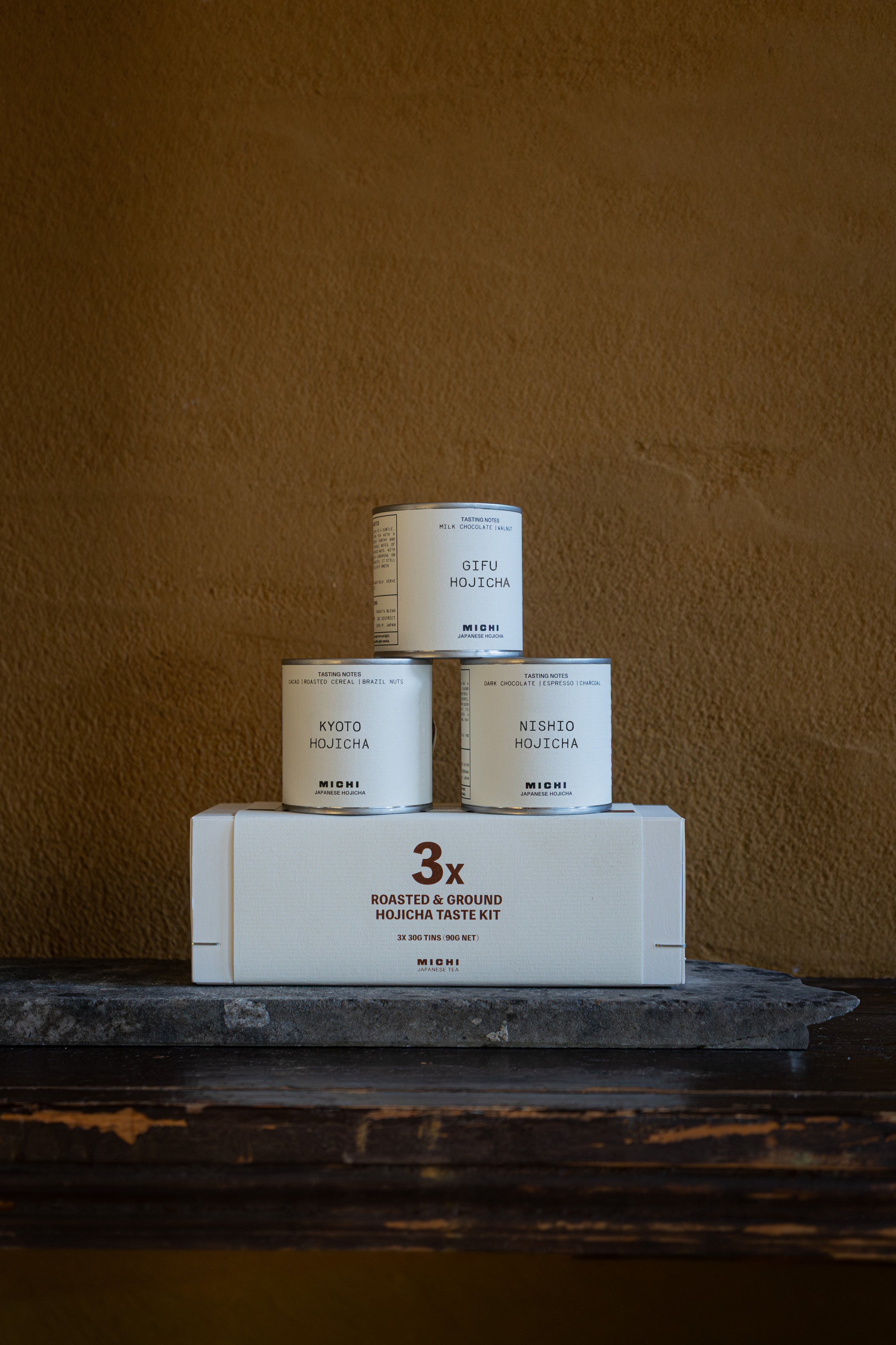 Roasted & ground, hojicha tasting kit